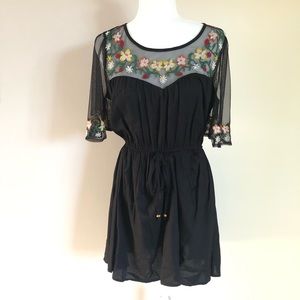 Beautiful Floral Detail Dress